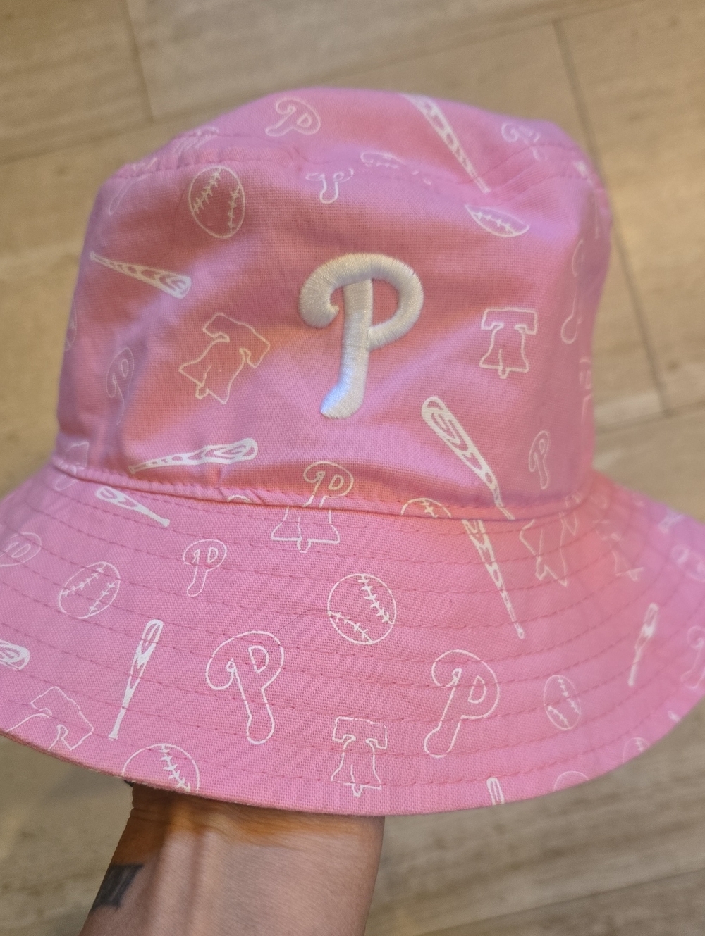 Philadelphia Phillies Pink Bucket Hat